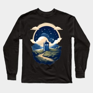 Tardis in the night Long Sleeve T-Shirt